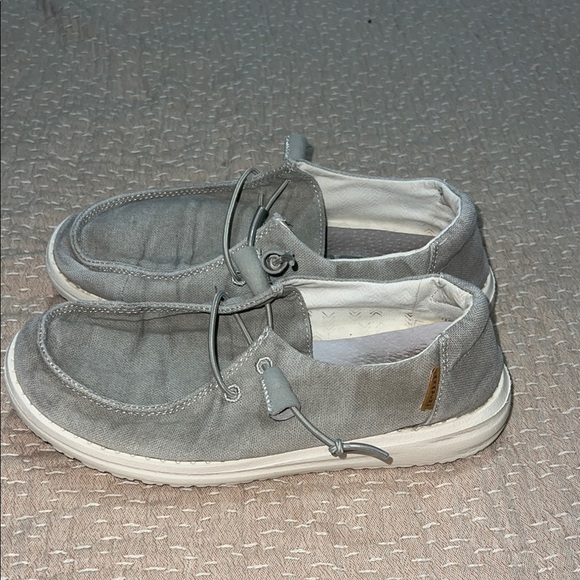Hey Dude Shoes - Hey dude Wendy chambray light gray